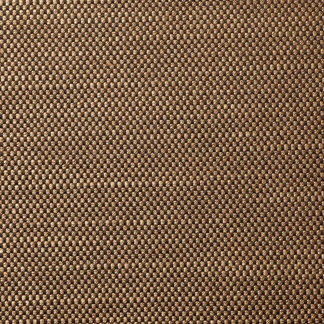 Dense coffee-brown weave with tiny oat flecks and raised textured rows