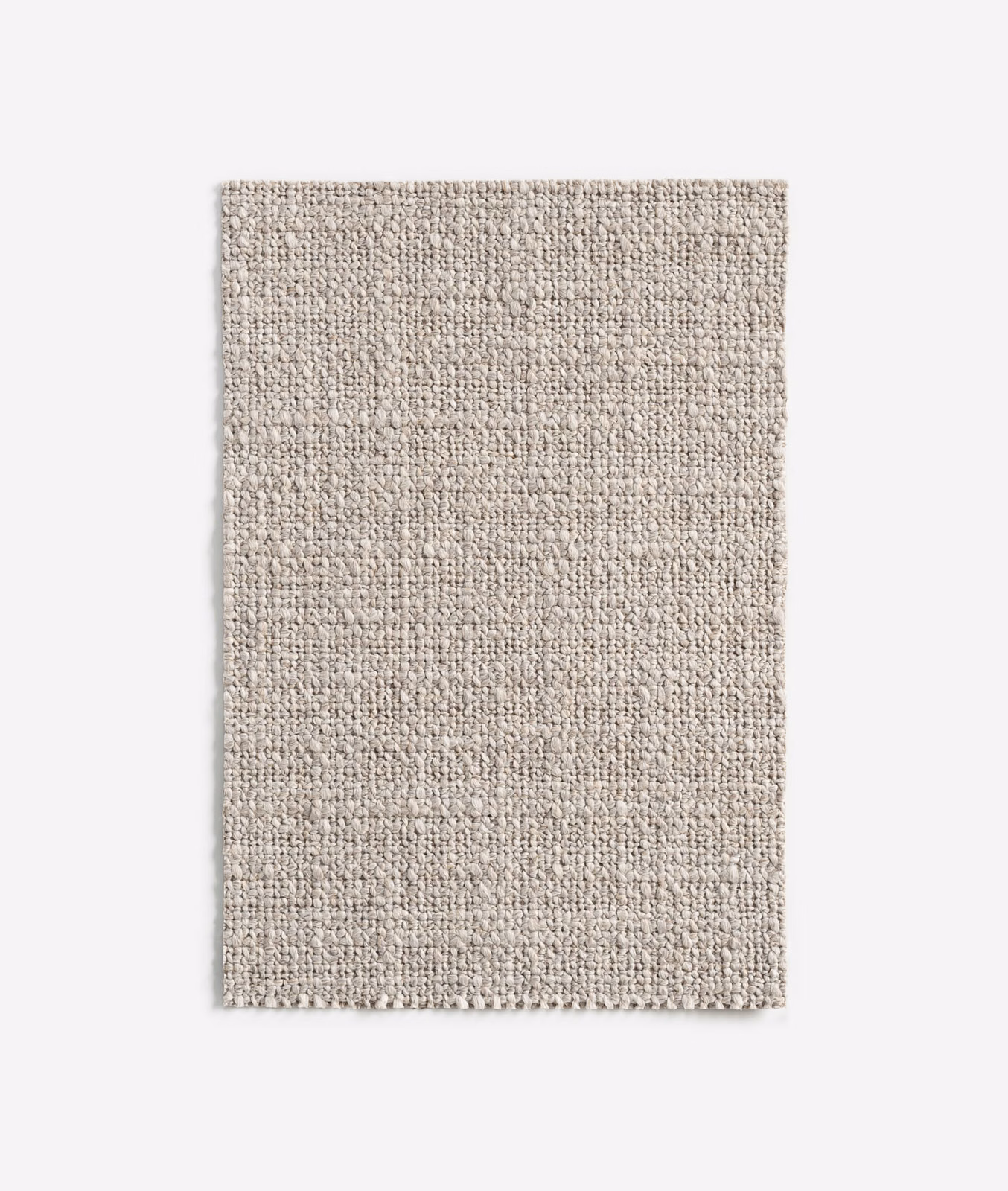 Pale greige St. Germain Lino swatch with a softly flecked, tactile weave