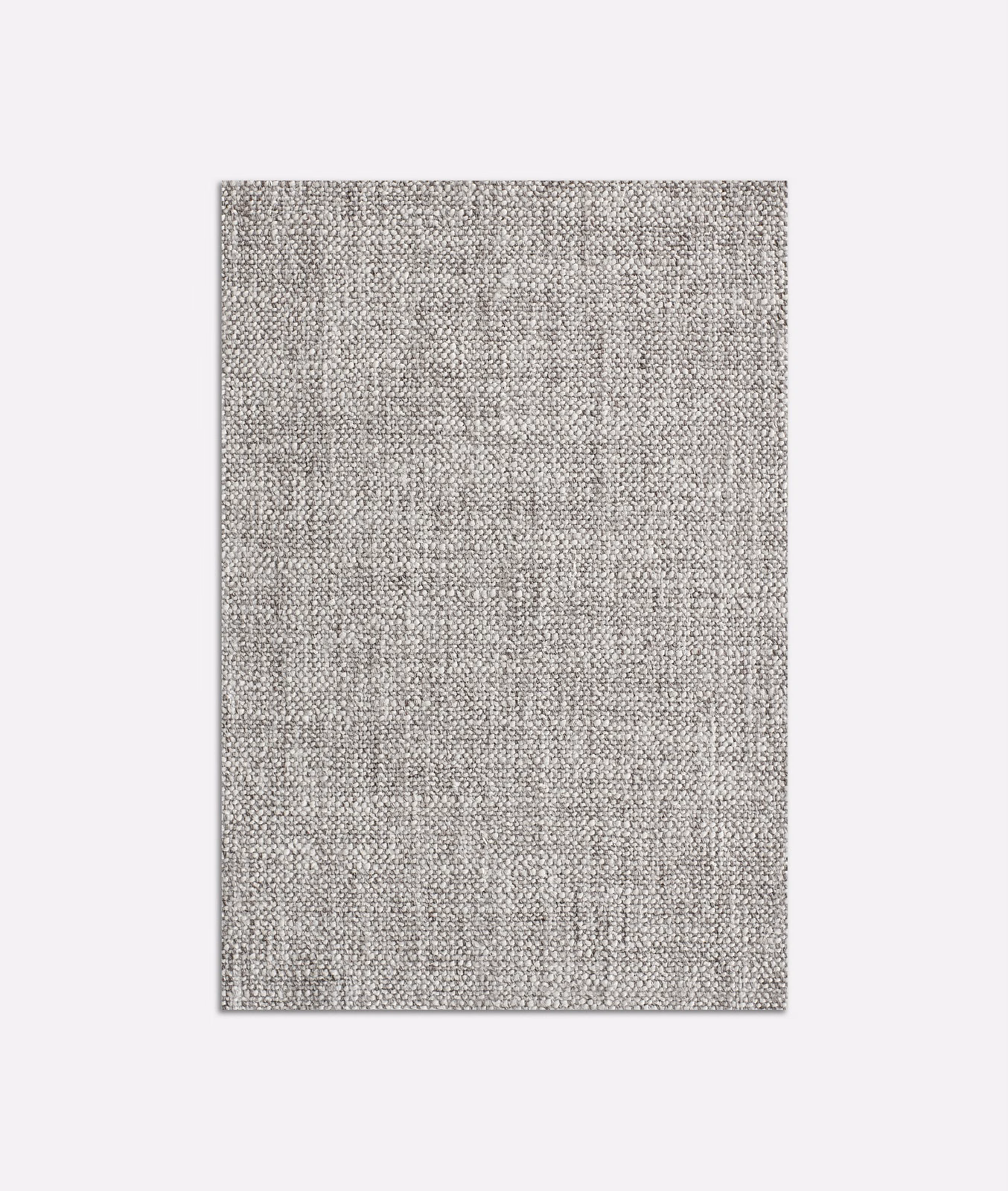 Cool granite-grey upholstery fabric with a dense, finely flecked woven texture