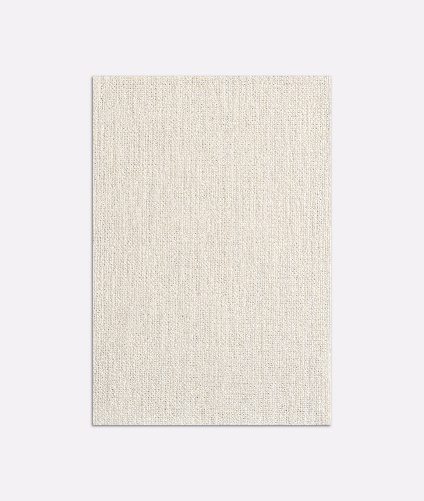 Pale kaolin cream upholstery fabric with fine vertical woven texture