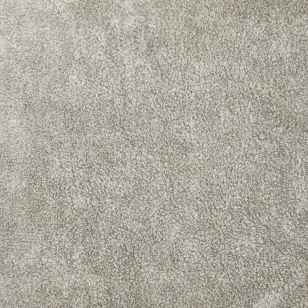 Cool grey velvet with dense, softly mottled pile and subtle directional shading