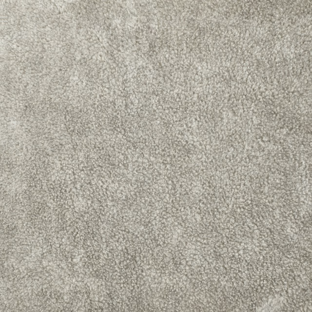 Cool grey velvet with dense, softly mottled pile and subtle directional shading