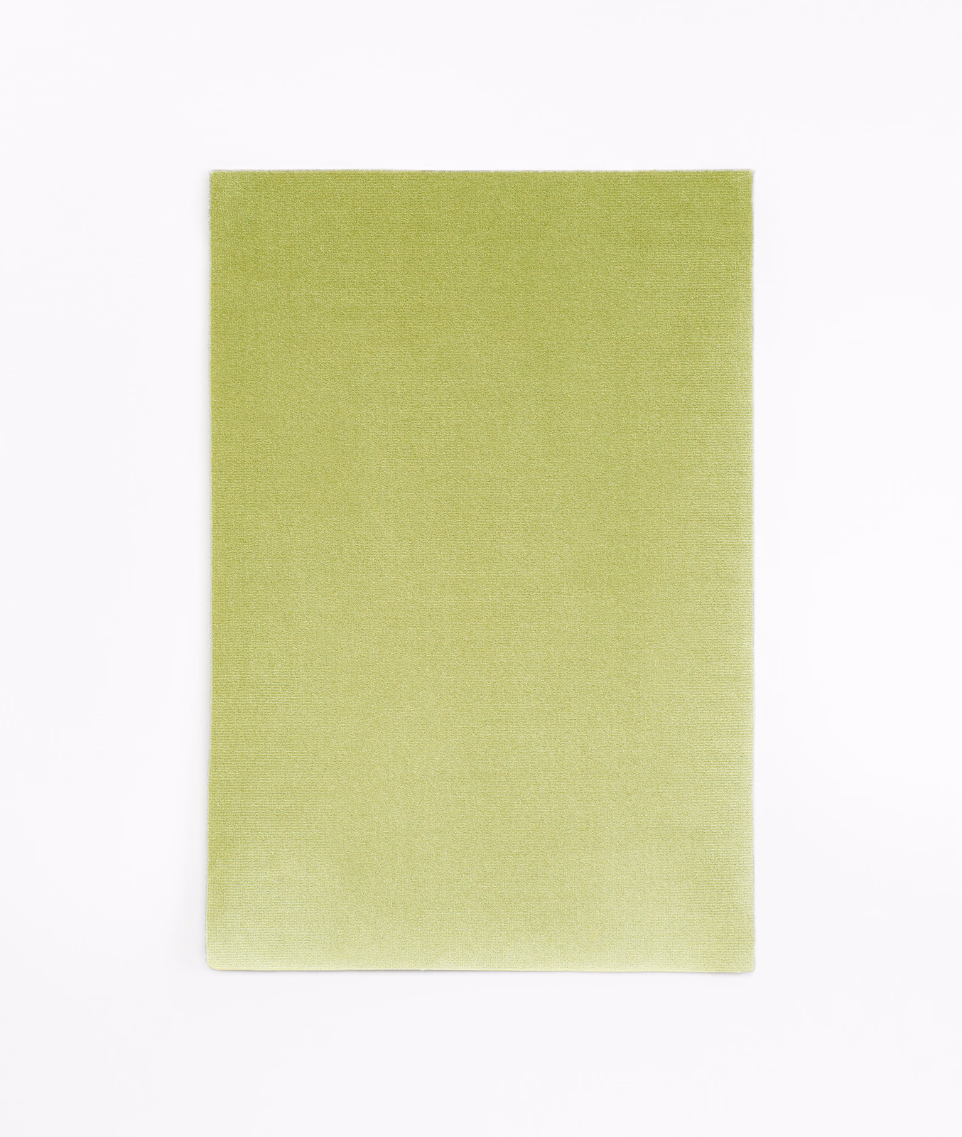 Pale anise-green velvet swatch with a smooth, subtly light-catching nap