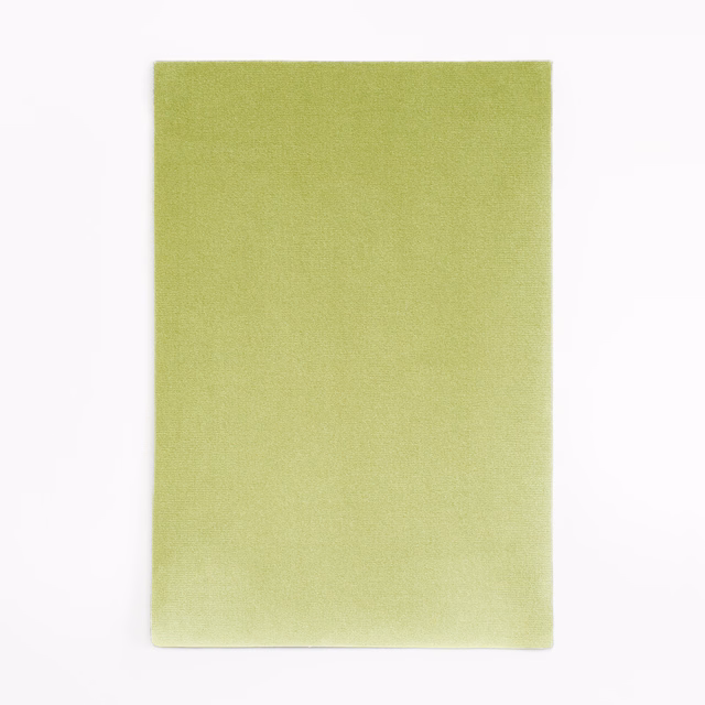 Pale anise-green velvet swatch with a smooth, subtly light-catching nap