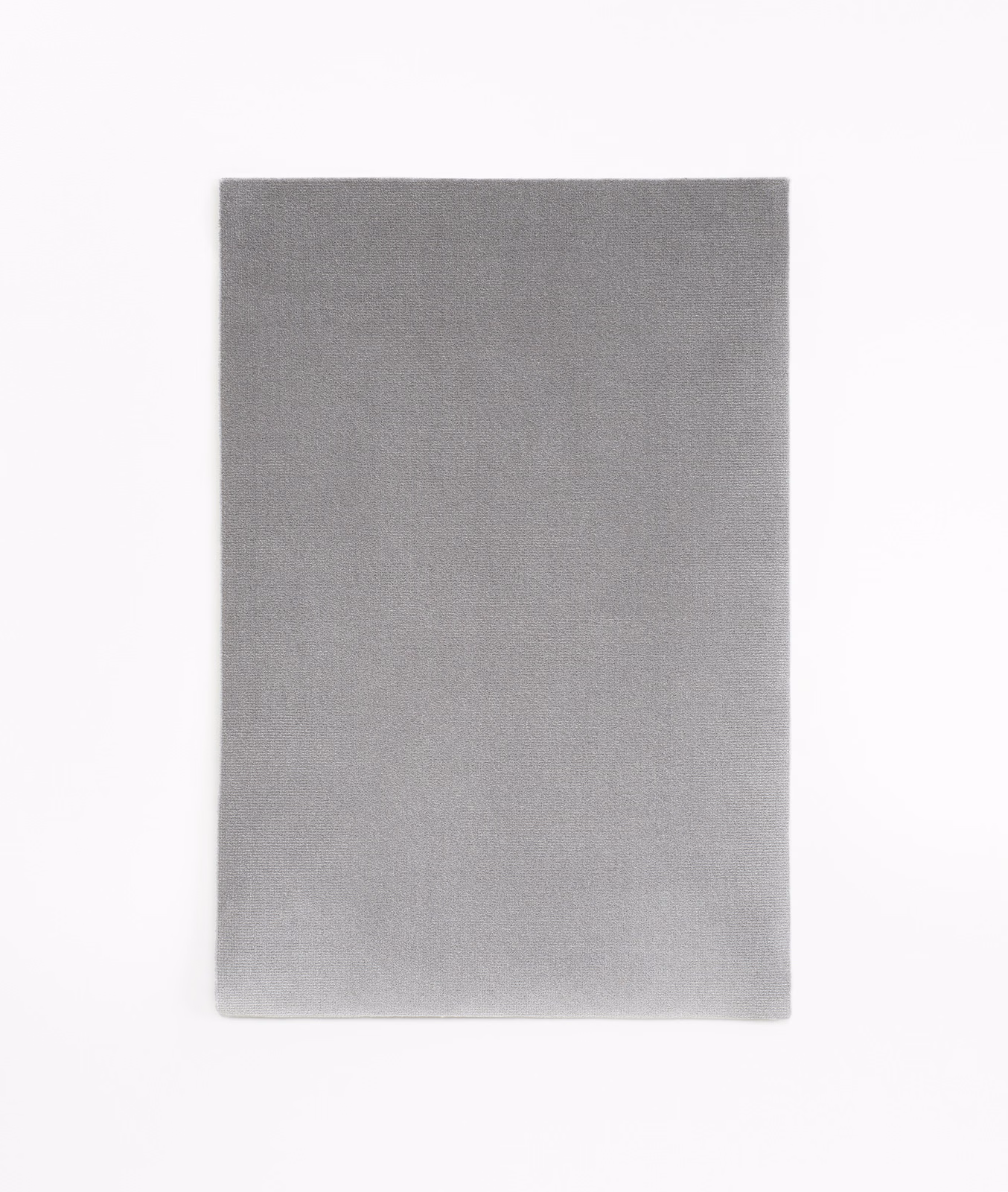 Cool silver-grey velvet swatch with a smooth, softly reflective short pile