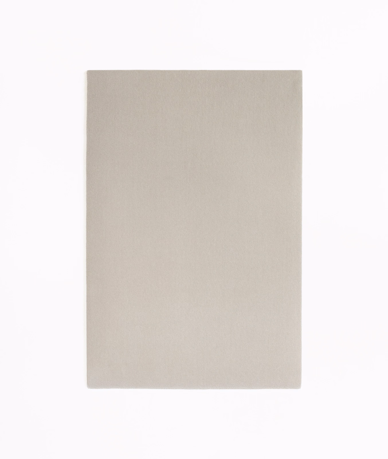 Plain pale greige beige velvet swatch with subtle directional nap