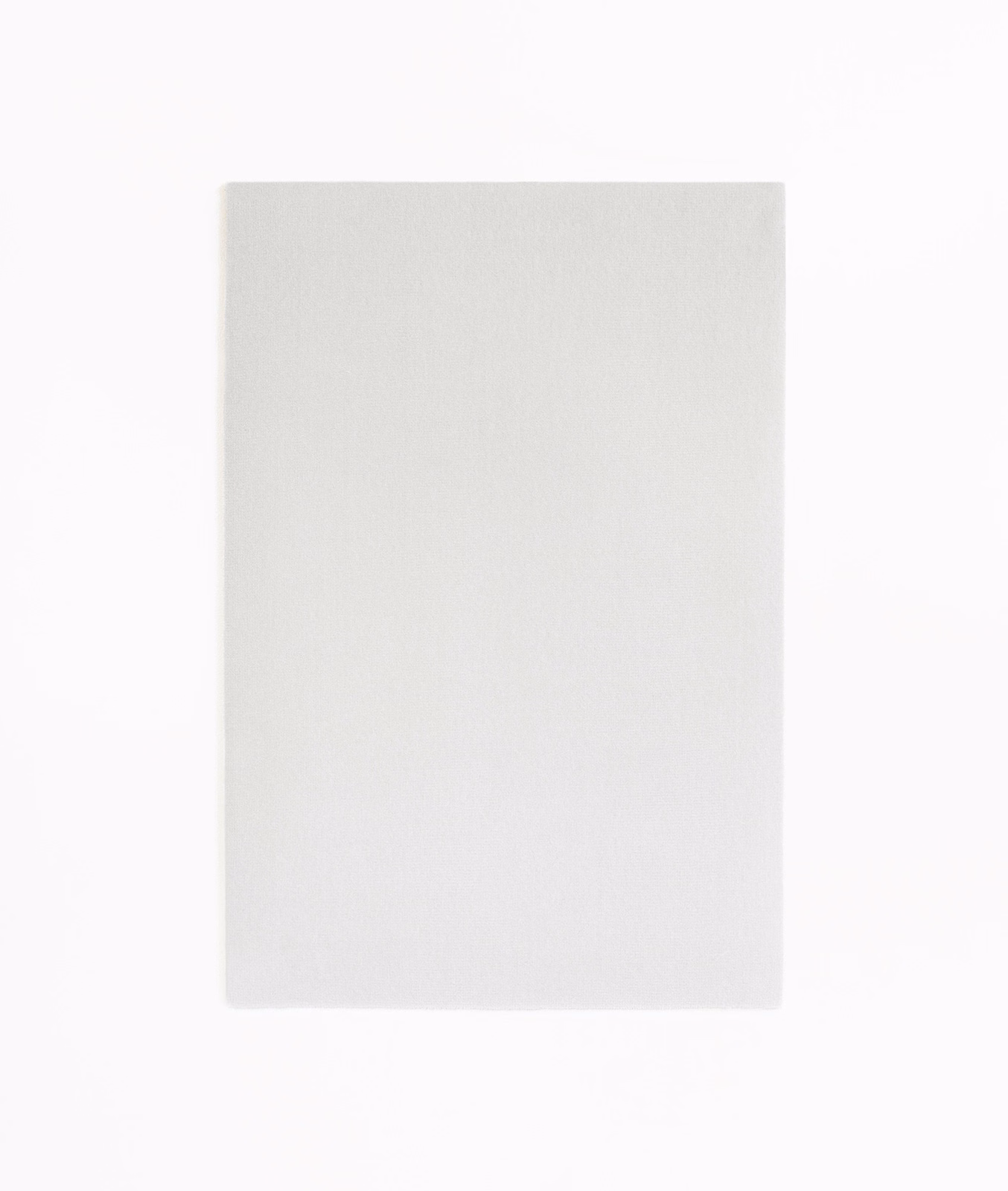 Pale mist-grey velvet swatch with an even, subtly brushed plain surface