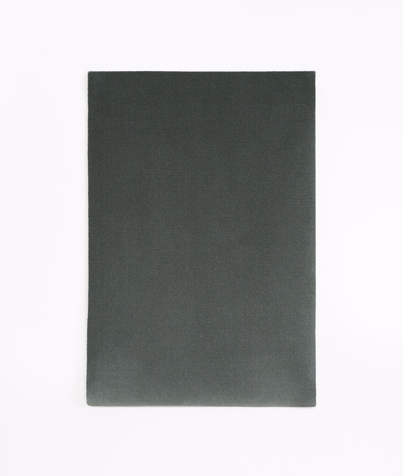 Deep cactus-green velvet with a subtly directional, low-sheen surface