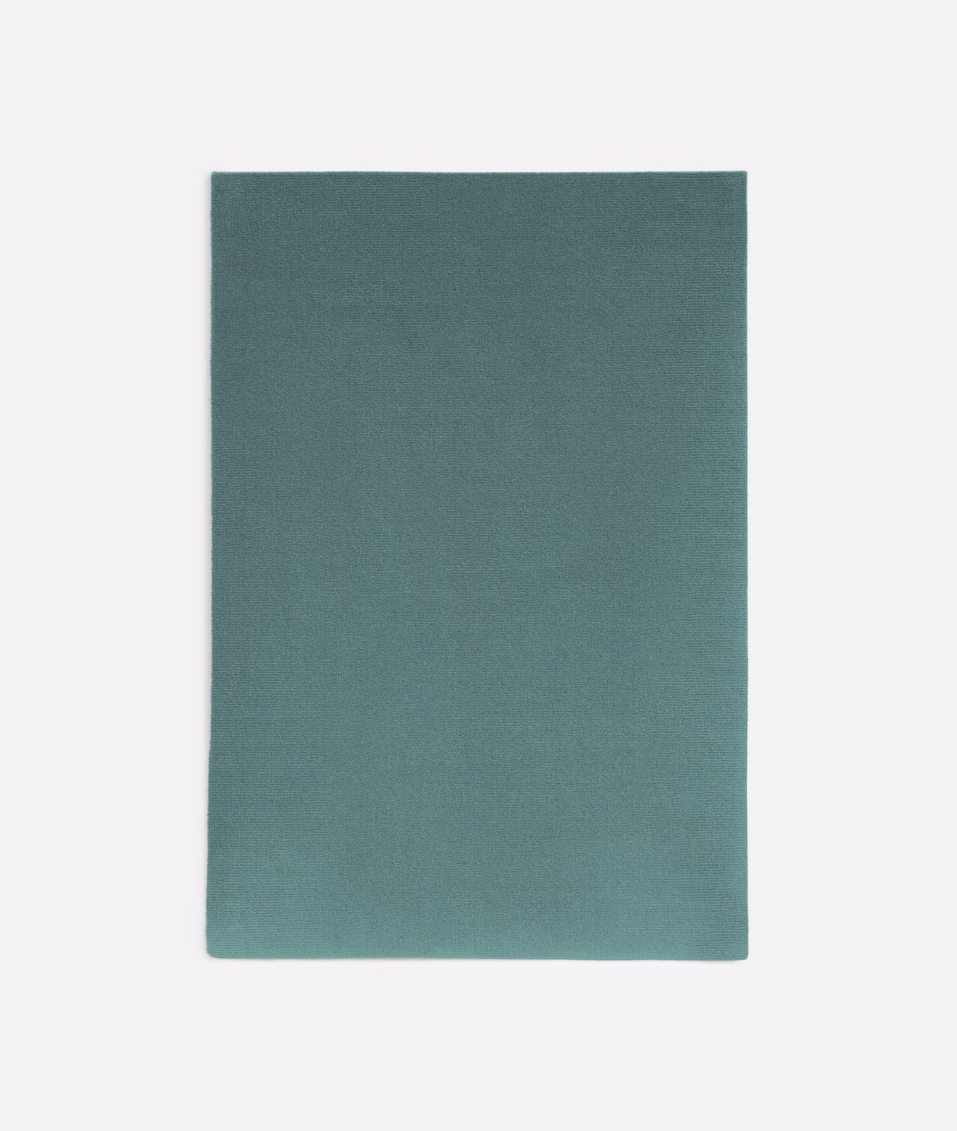 Muted blue-green teal velvet swatch with a smooth, softly brushed nap
