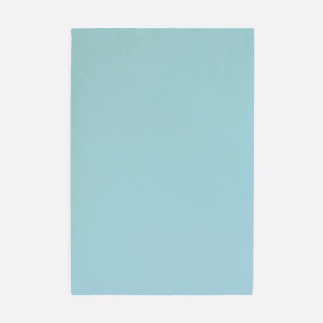Plain cool aqua-teal velvet swatch with a soft, subtly light-catching nap