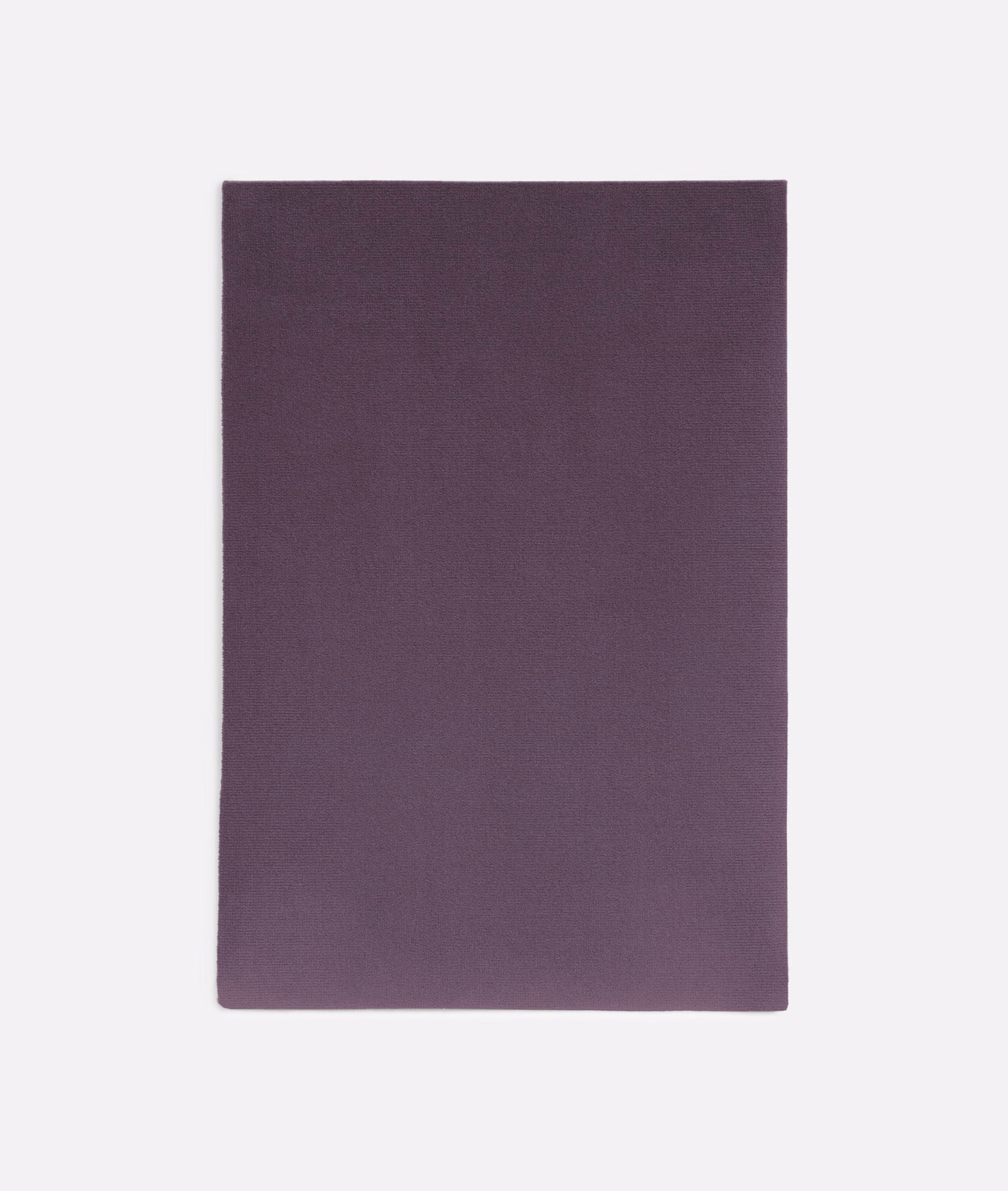 Deep plum-purple velvet swatch showing a soft, subtly shifting nap