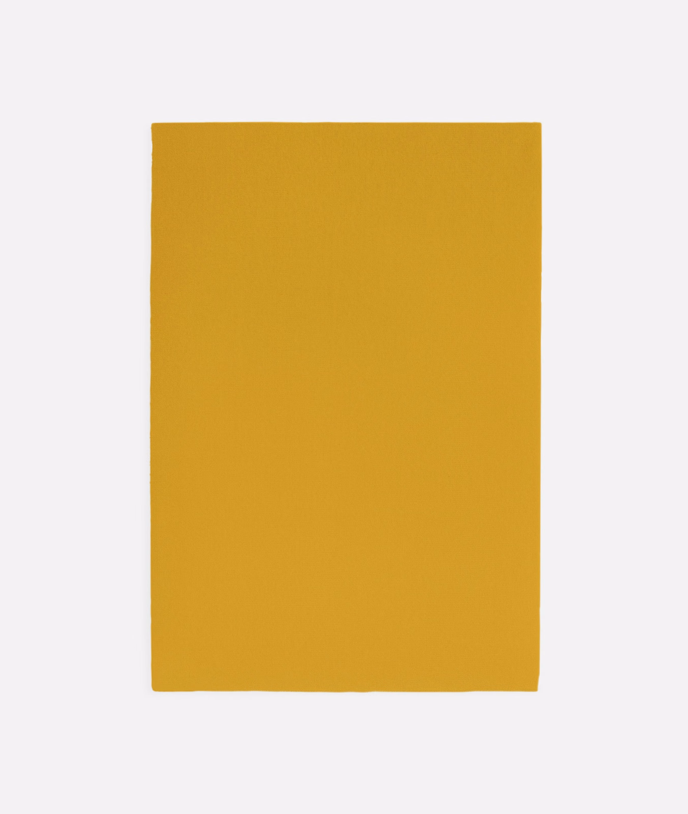 Warm mustard-yellow velvet swatch with smooth surface and subtle tonal nap