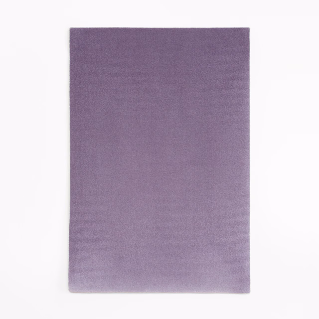 Muted lavender-purple velvet swatch with a soft, subtly light-catching brushed surface
