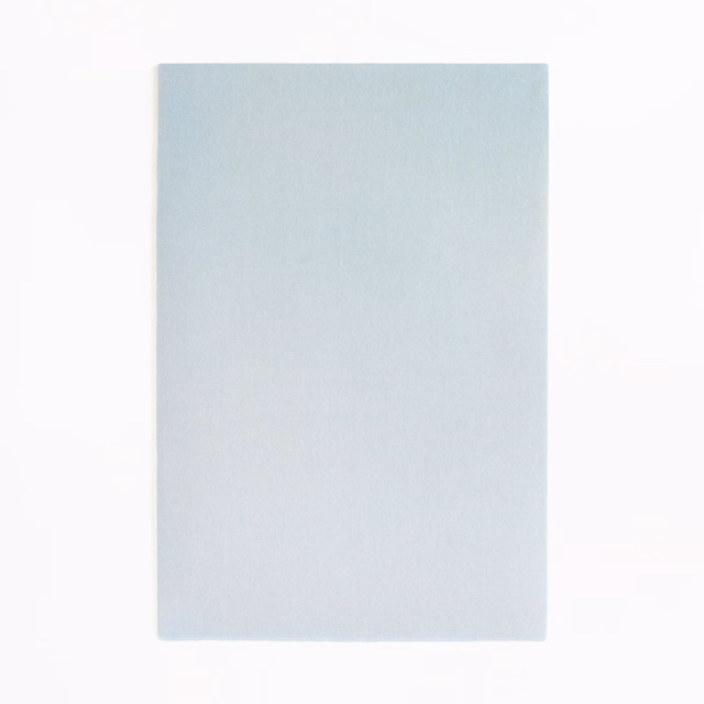 Pale periwinkle-blue velvet swatch with a softly brushed, even surface