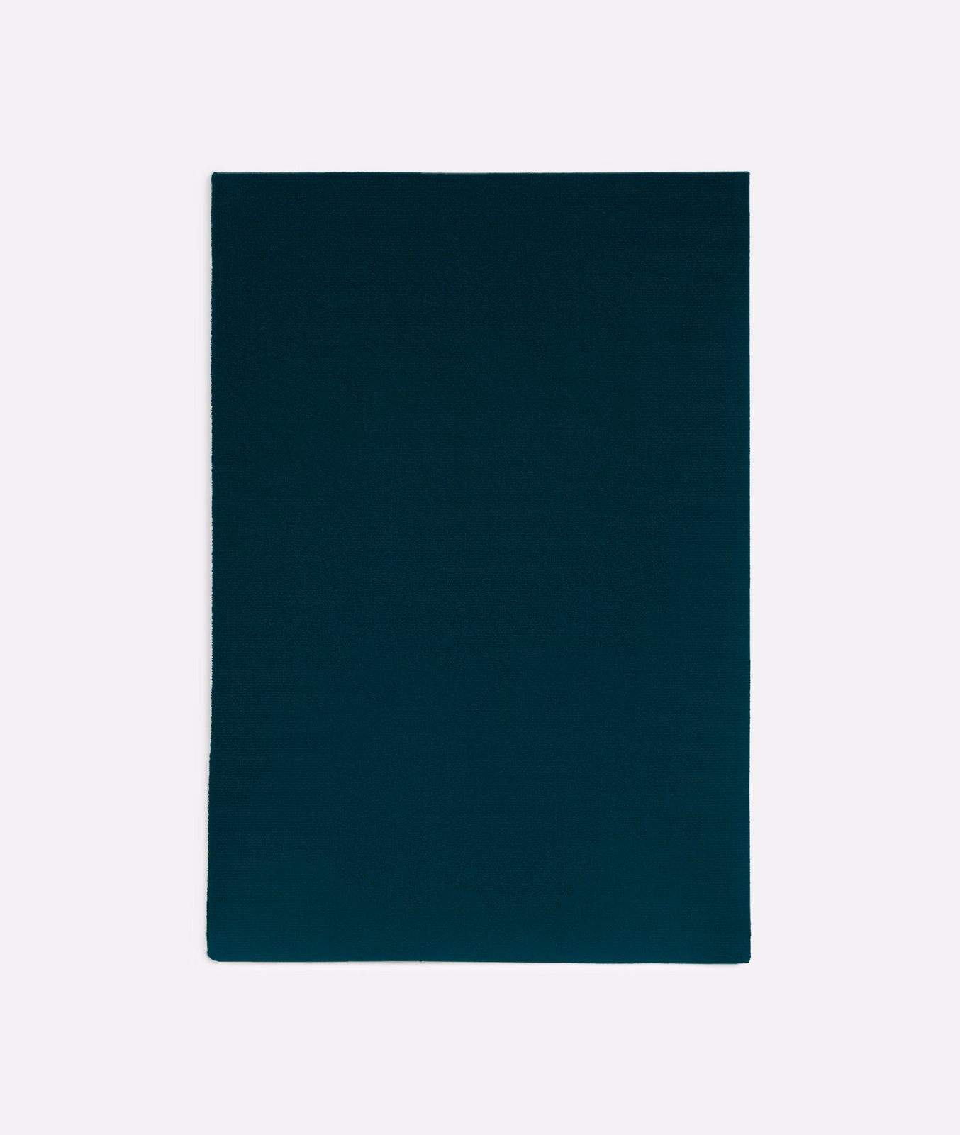 Deep petrol teal velvet swatch showing a plain, softly light-catching surface