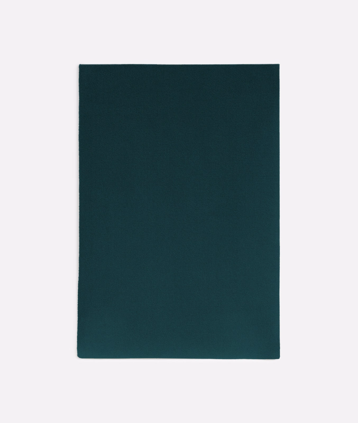 Deep blue-green plain velvet swatch with a softly shaded, light-catching pile