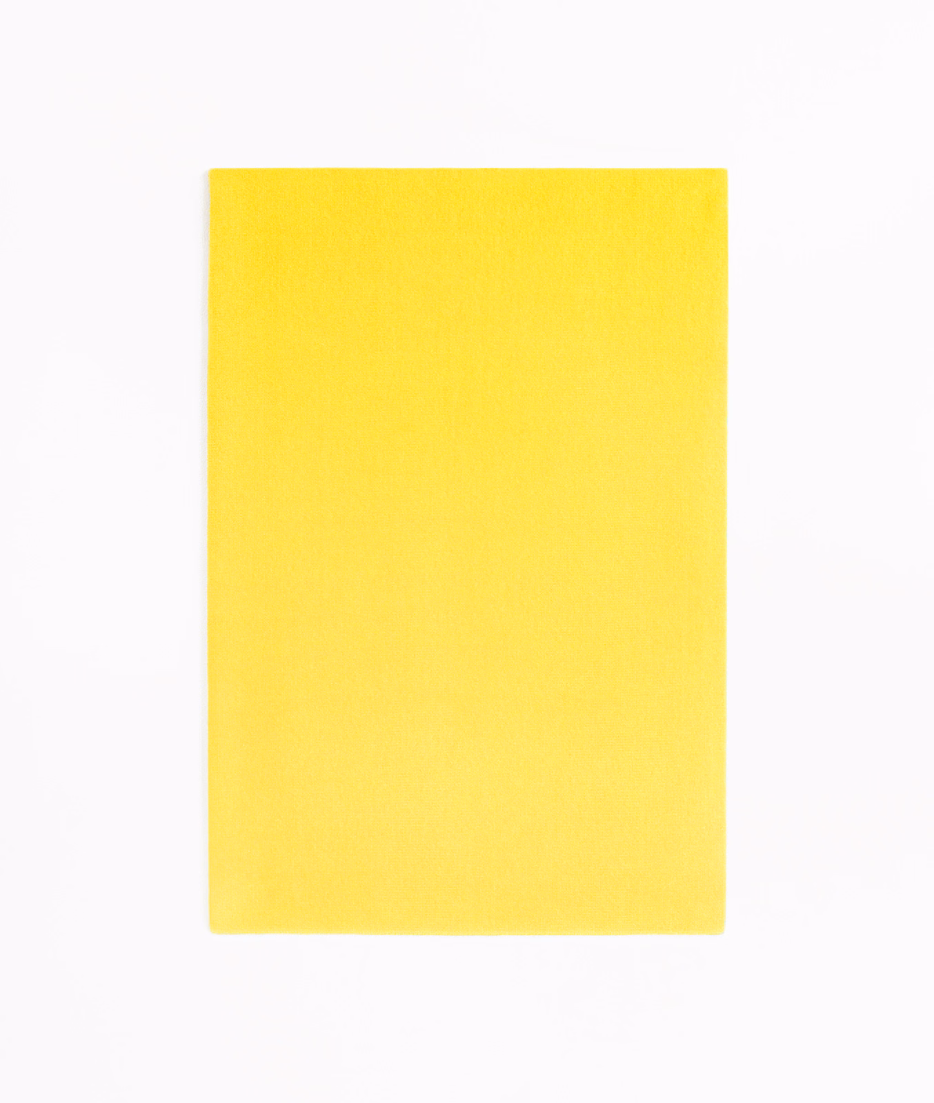 Vivid Soleil yellow velvet swatch with a softly brushed, light-catching surface