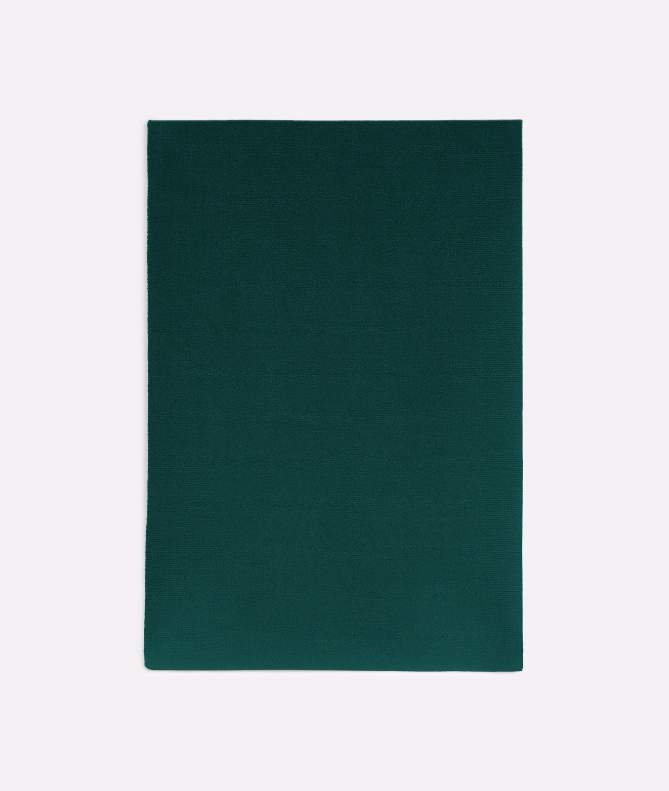 Plain deep English green velvet with a smooth, subtly shaded pile surface