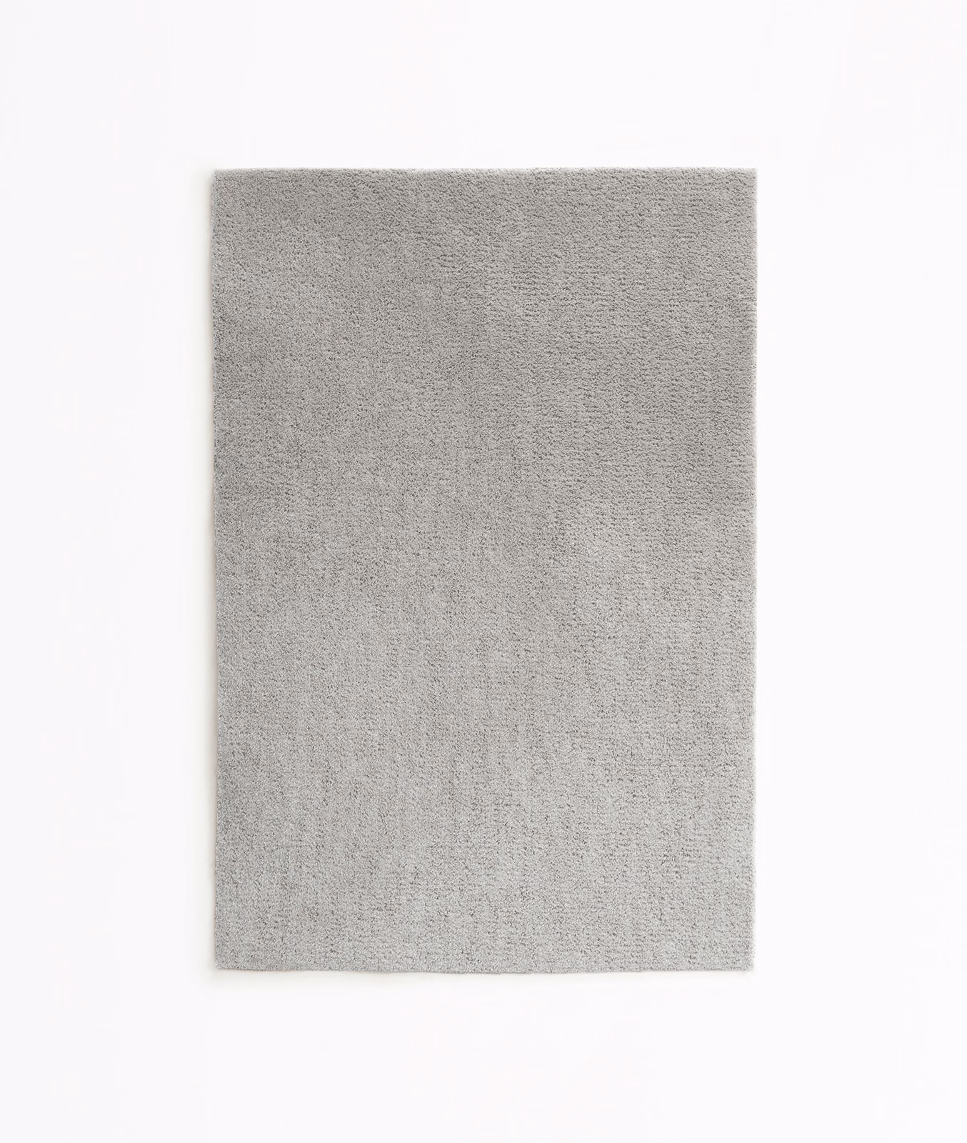 Cool silver-grey velvet swatch showing a soft, fine textured pile