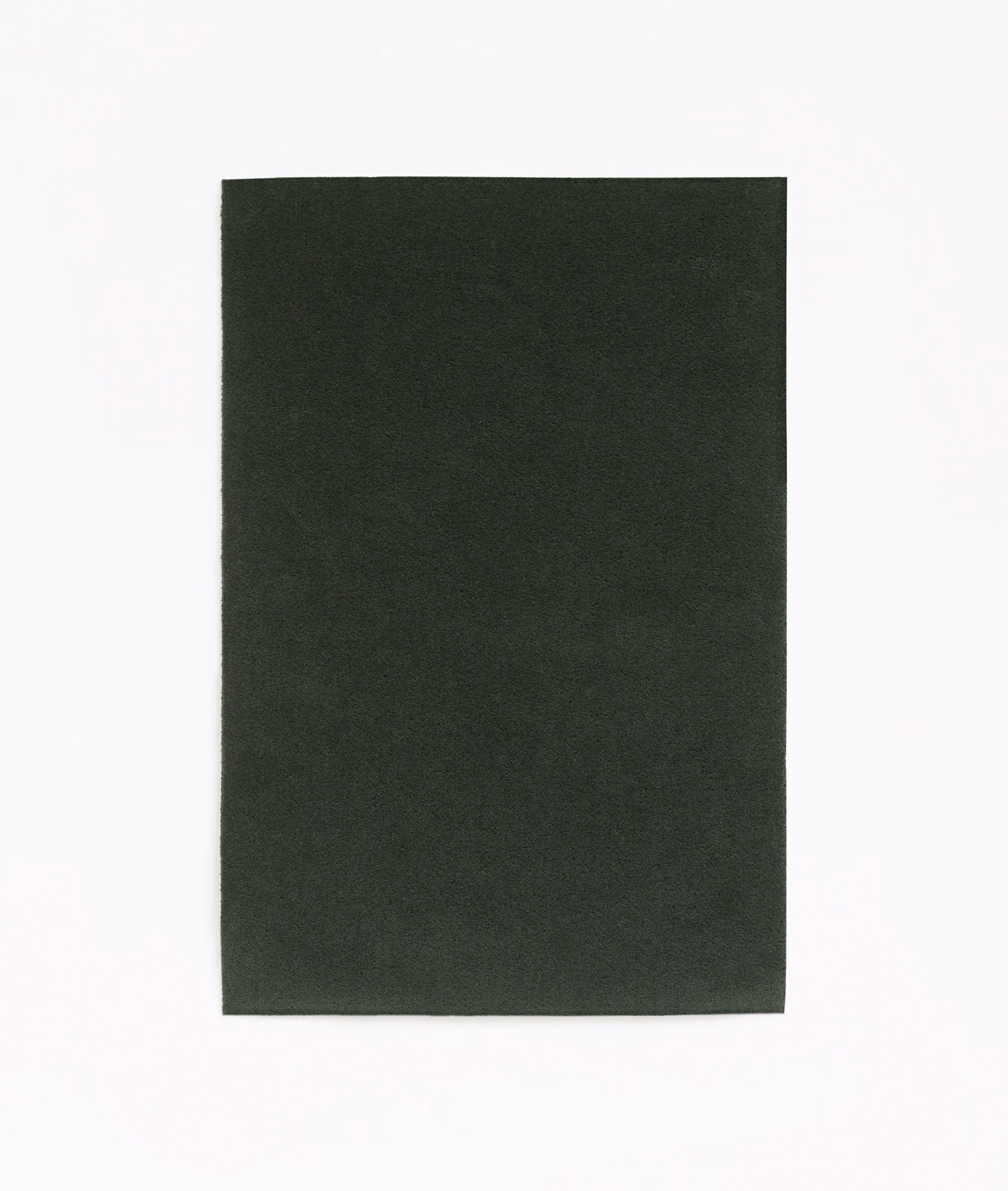 Deep loden-green velvet with a softly brushed, light-catching plain surface