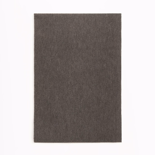 Dark mud-brown velvet swatch with a fine, softly mottled vertical nap