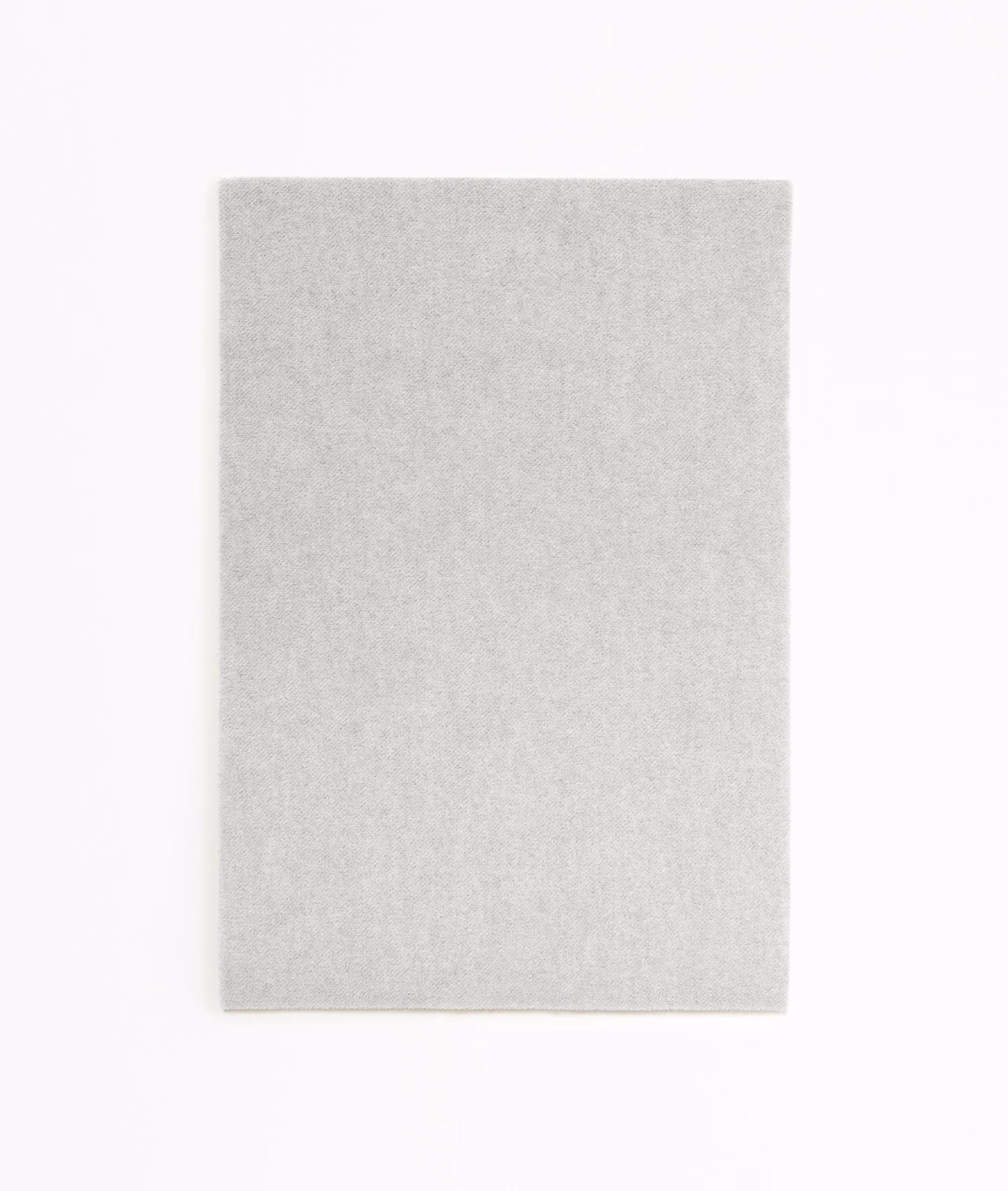 Pale cool-grey velvet swatch with a fine, softly mottled melange texture