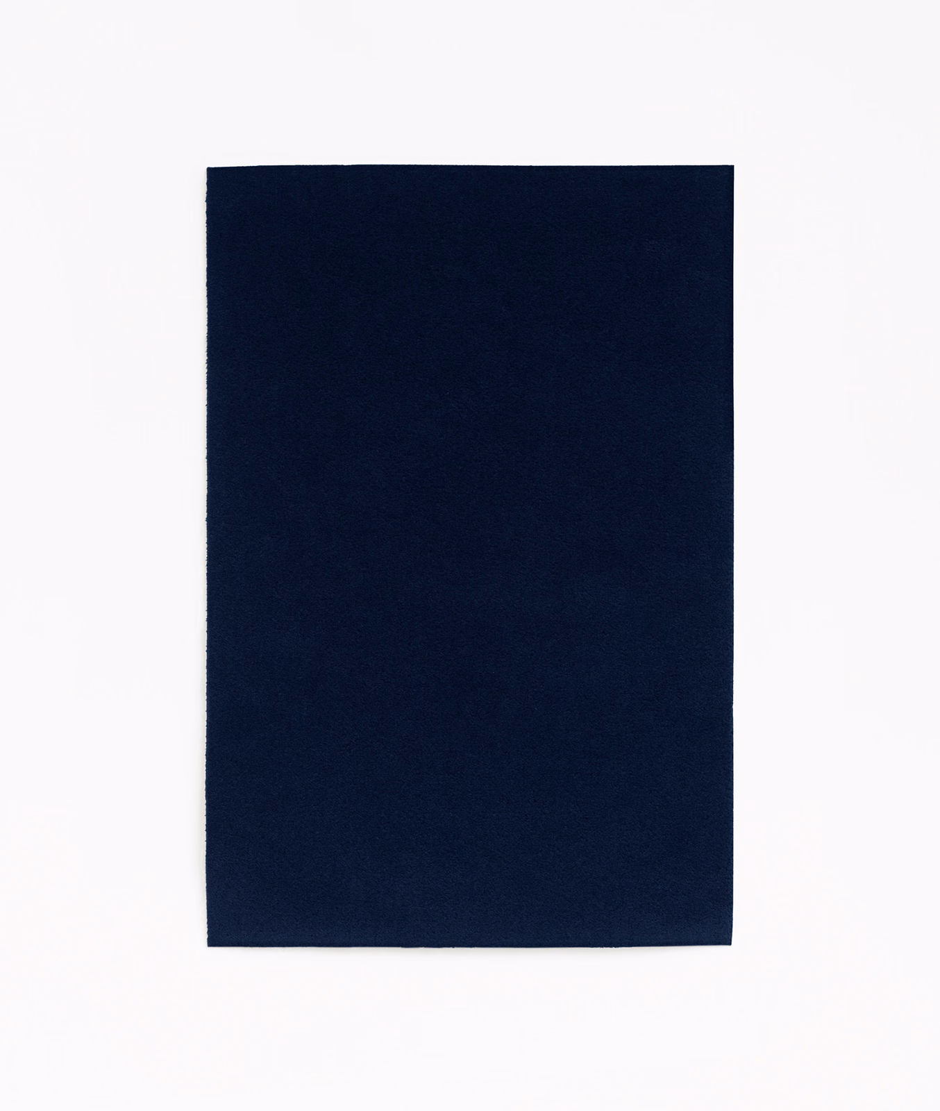 Deep ink navy velvet swatch with a plain, subtly light-catching pile