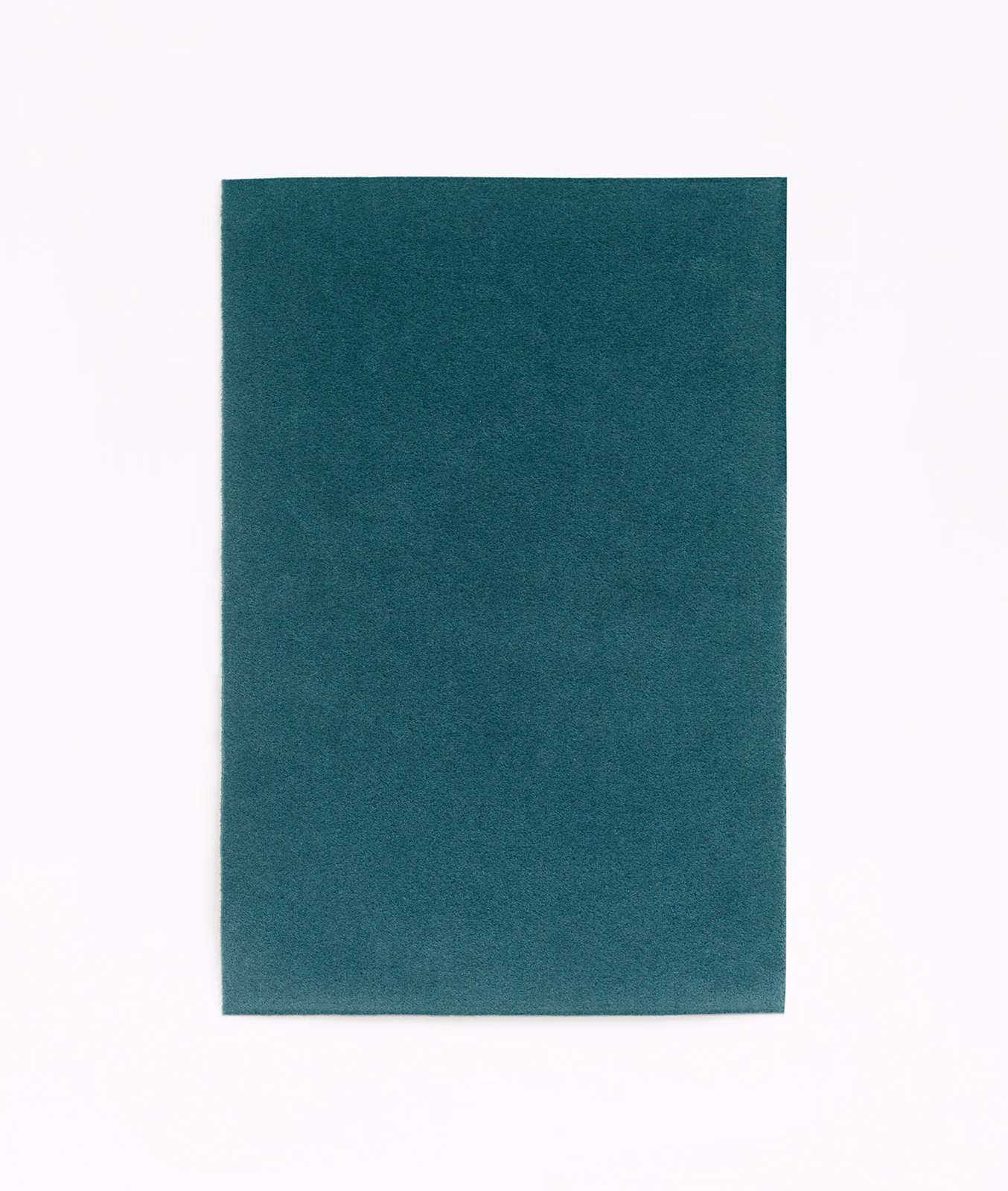 Deep petrol-teal velvet swatch with a fine, softly brushed pile