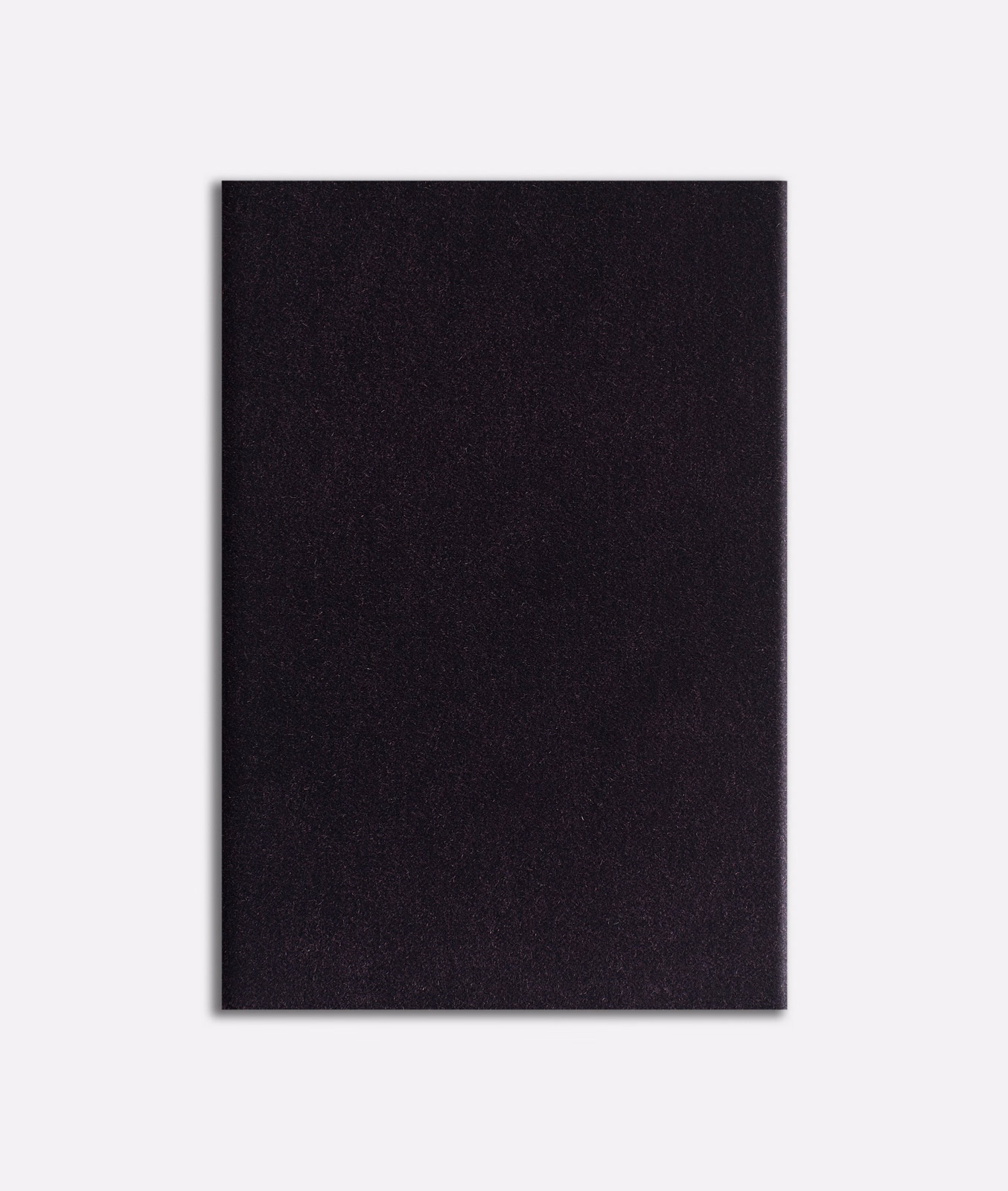 Deep aubergine velvet swatch with a near-black face and subtle plush nap