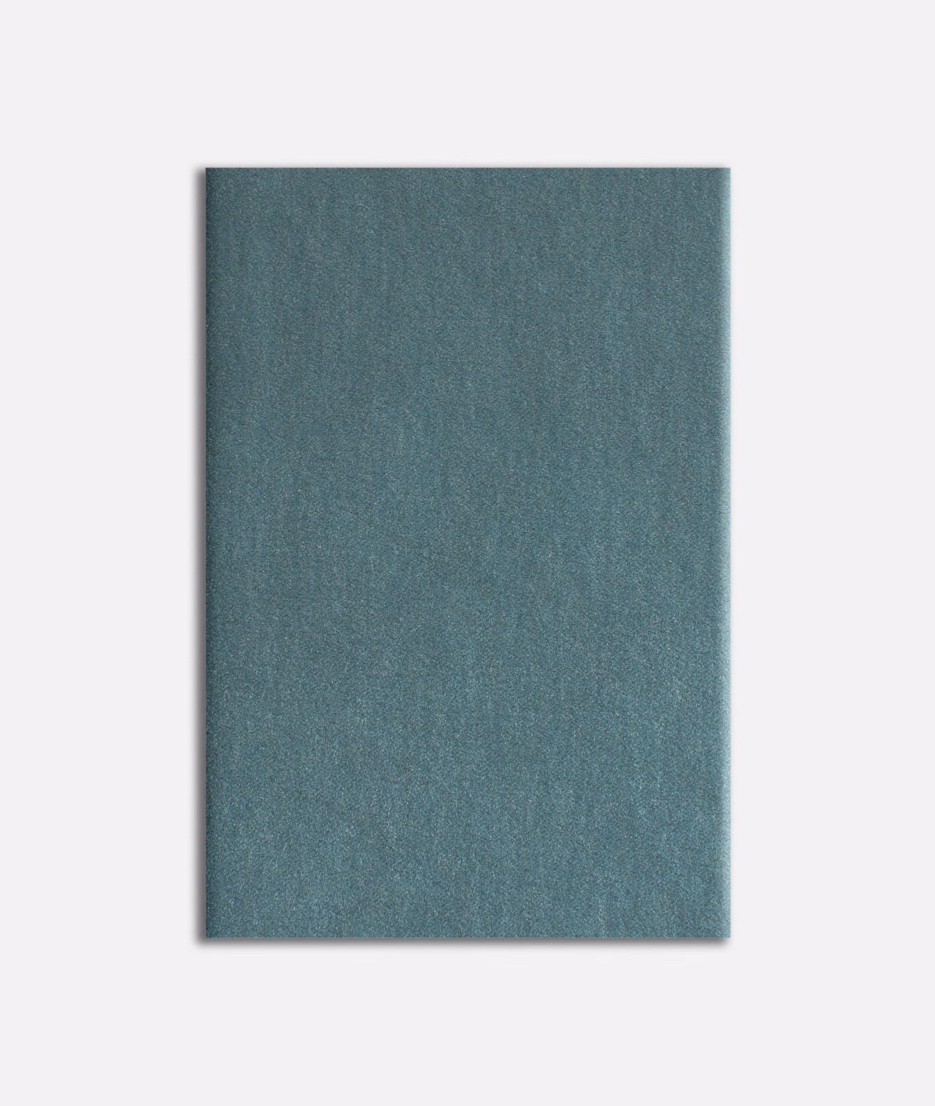 Muted celadon teal velvet with a softly brushed, plain tonal surface