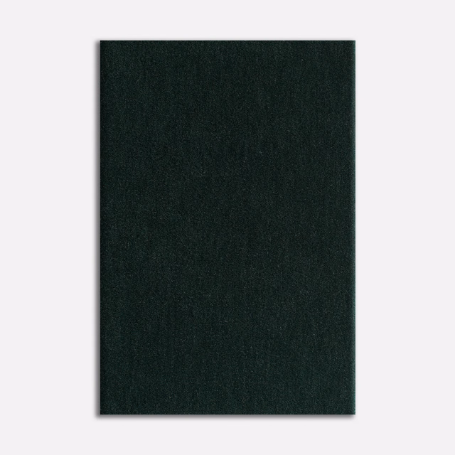 Deep forest-green velvet with a dark, softly brushed plain pile
