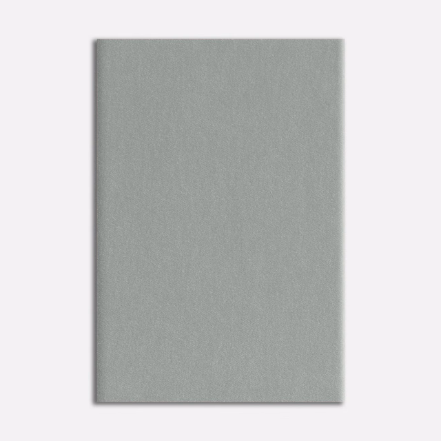 Muted grey-green velvet swatch with a fine, softly reflective nap