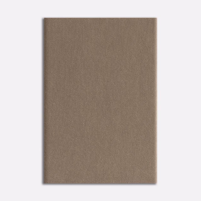 Muted taupe-brown velvet swatch with a softly directional, low-contrast pile