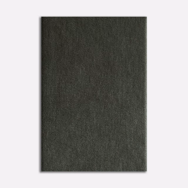 Deep olive-charcoal velvet swatch showing subtle vertical pile variation