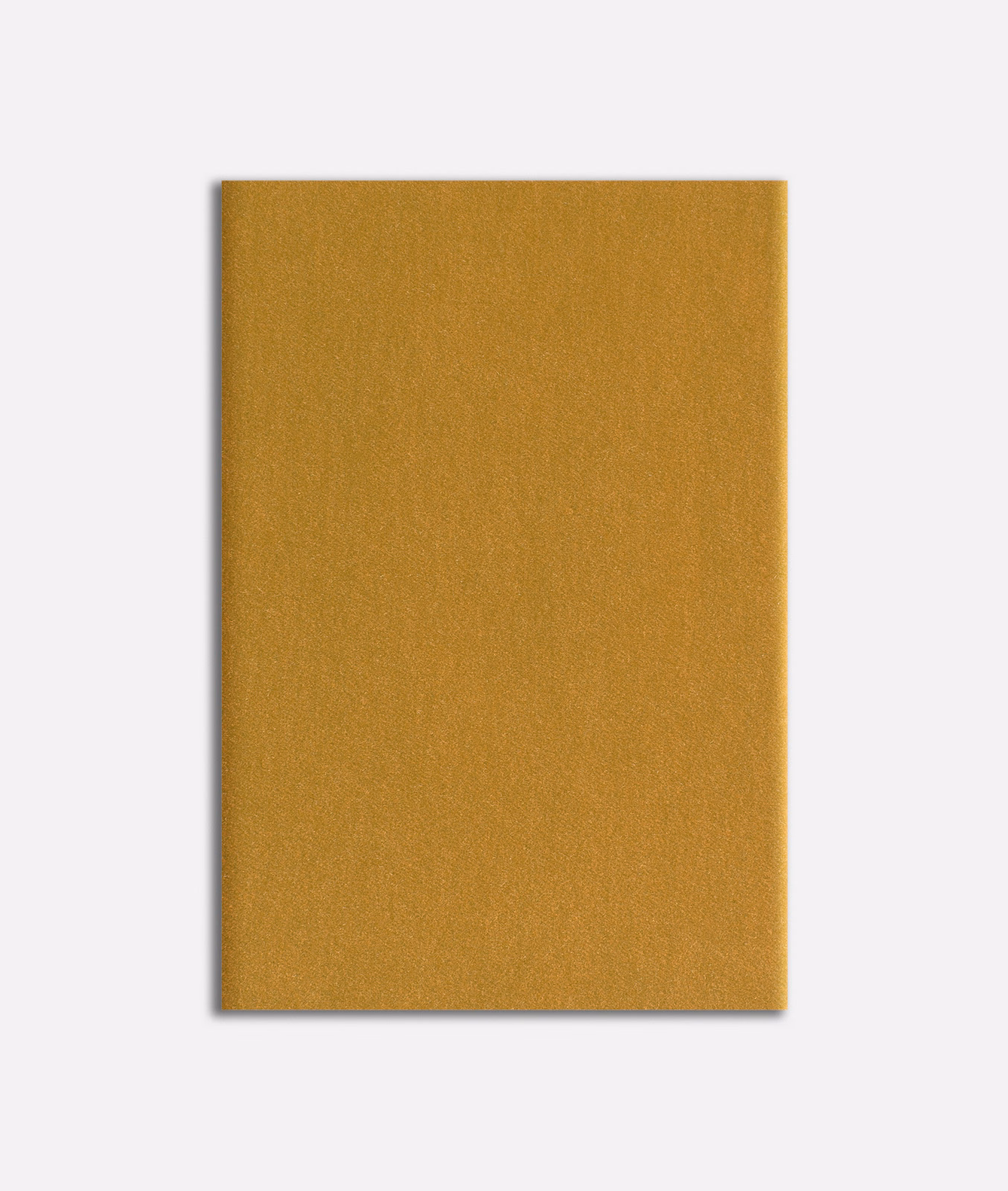 Warm mustard-gold velvet swatch with a smooth, subtly directional nap