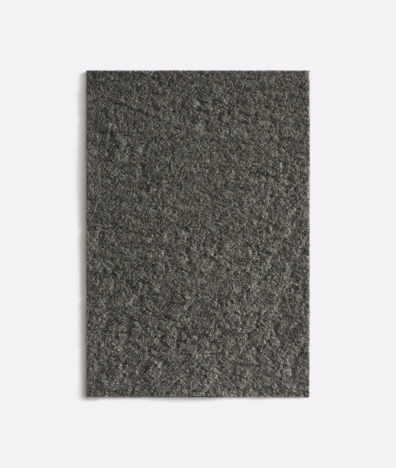 Dark military olive velvet with a softly mottled, plush textured surface