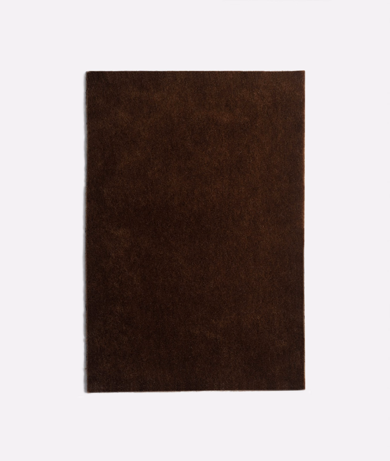 Deep mahogany-brown velvet swatch with a softly lustrous, close pile