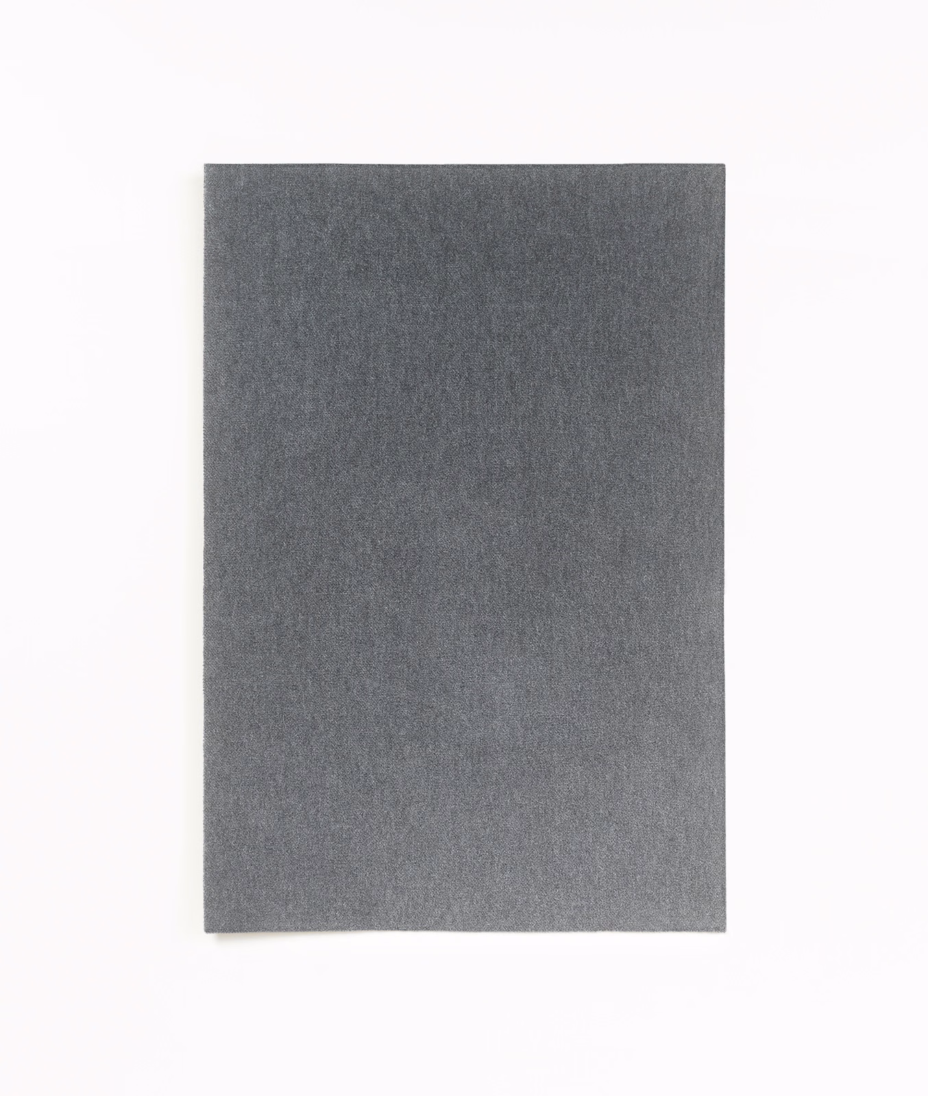 Cool charcoal-grey velvet swatch showing a subtle brushed nap and even plain surface
