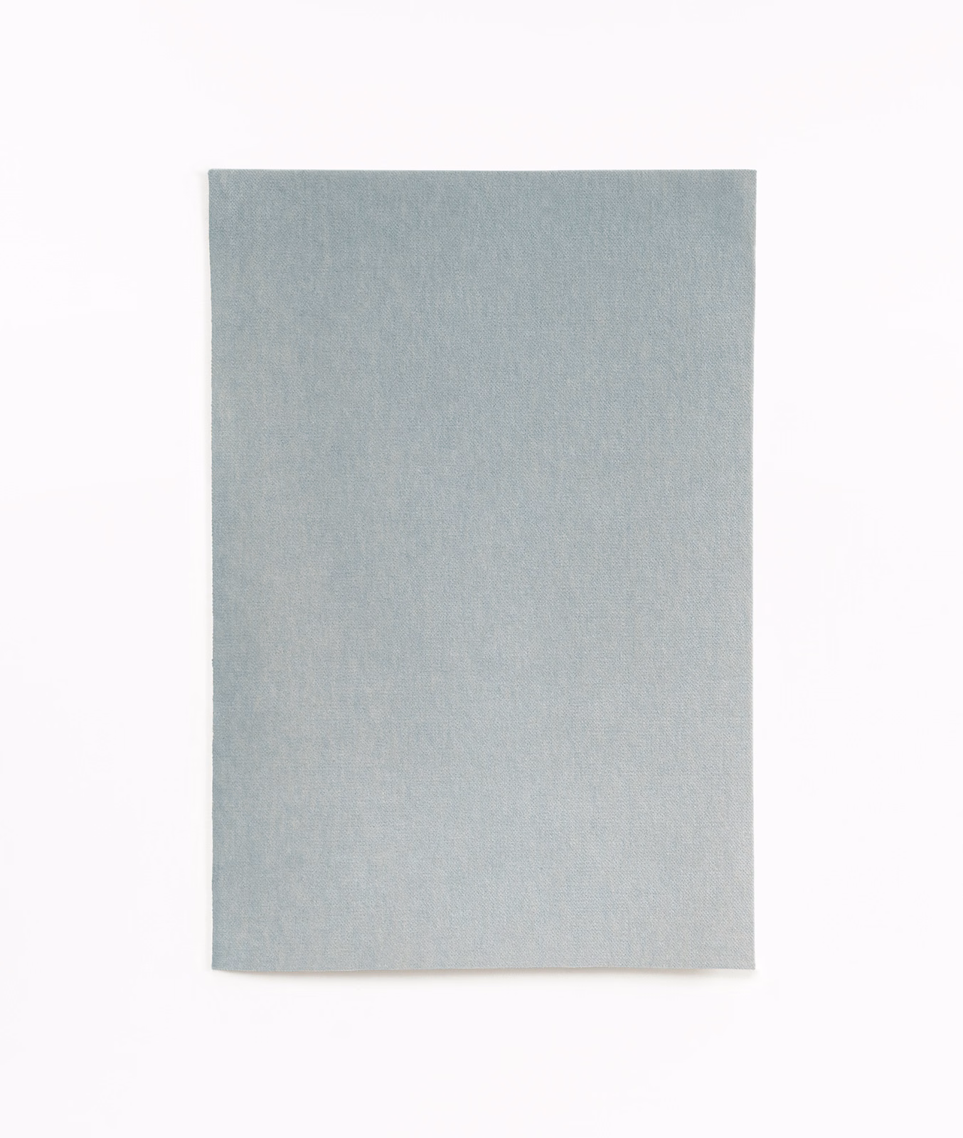 Pale blue-grey velvet swatch with a softly brushed, even surface