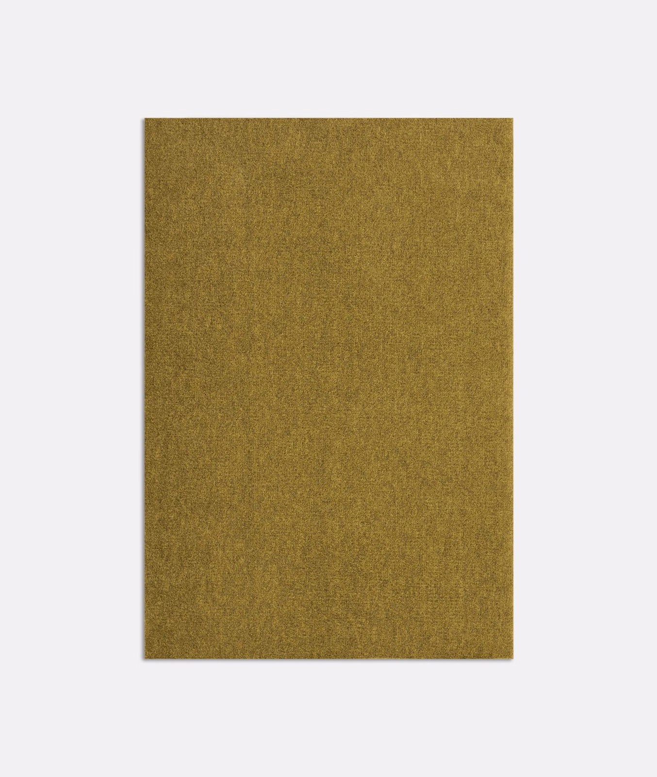 Muted ochre-gold velvet swatch with fine nap and softly mottled olive-brown shading