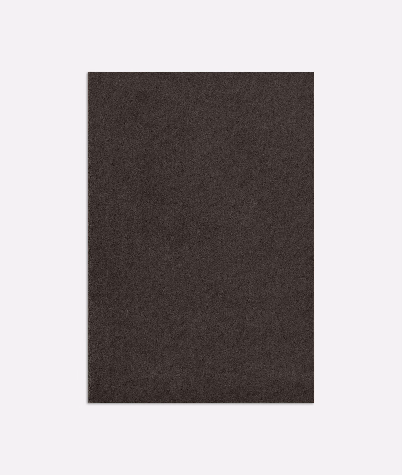 Dark castoro-brown velvet swatch with a plain, softly textured nap