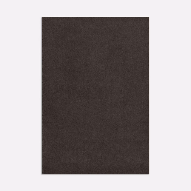 Dark castoro-brown velvet swatch with a plain, softly textured nap
