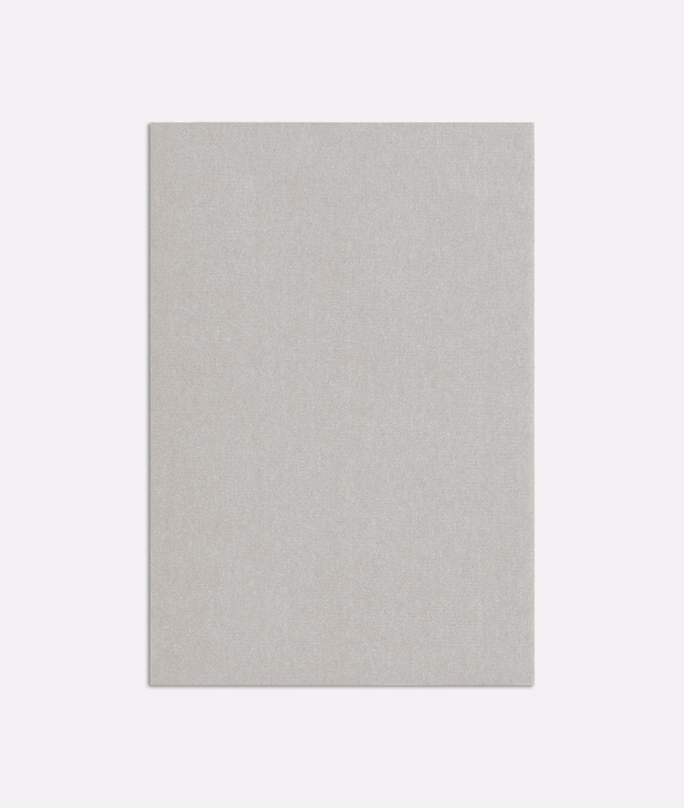 Pale pearl-grey velvet swatch showing a fine, softly shaded nap