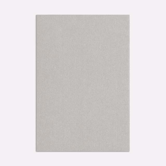 Pale pearl-grey velvet swatch showing a fine, softly shaded nap
