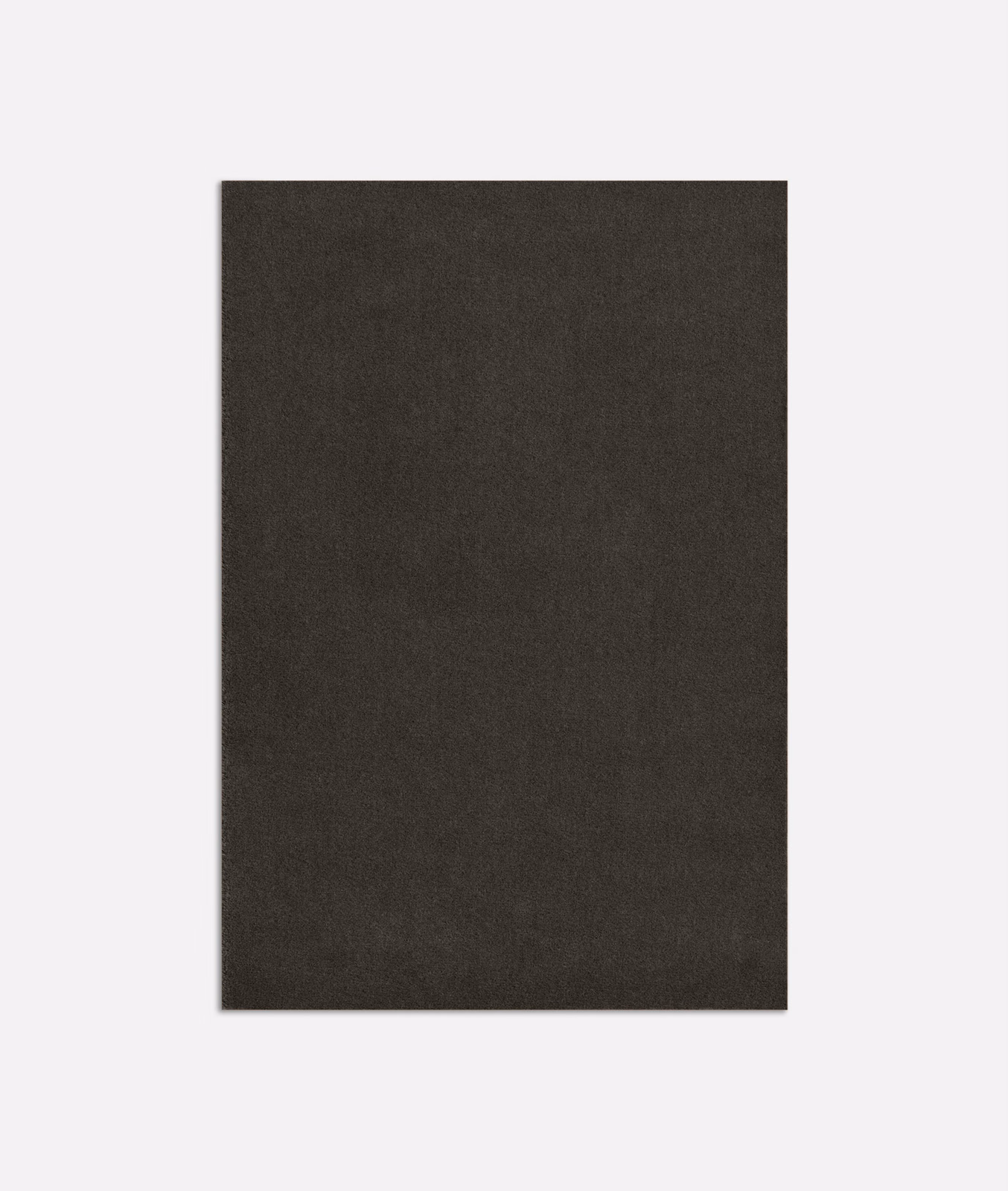 Dark charcoal-taupe velvet swatch with a subtly shifting plain nap