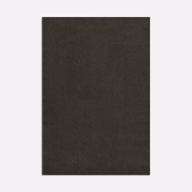 Dark charcoal-taupe velvet swatch with a subtly shifting plain nap