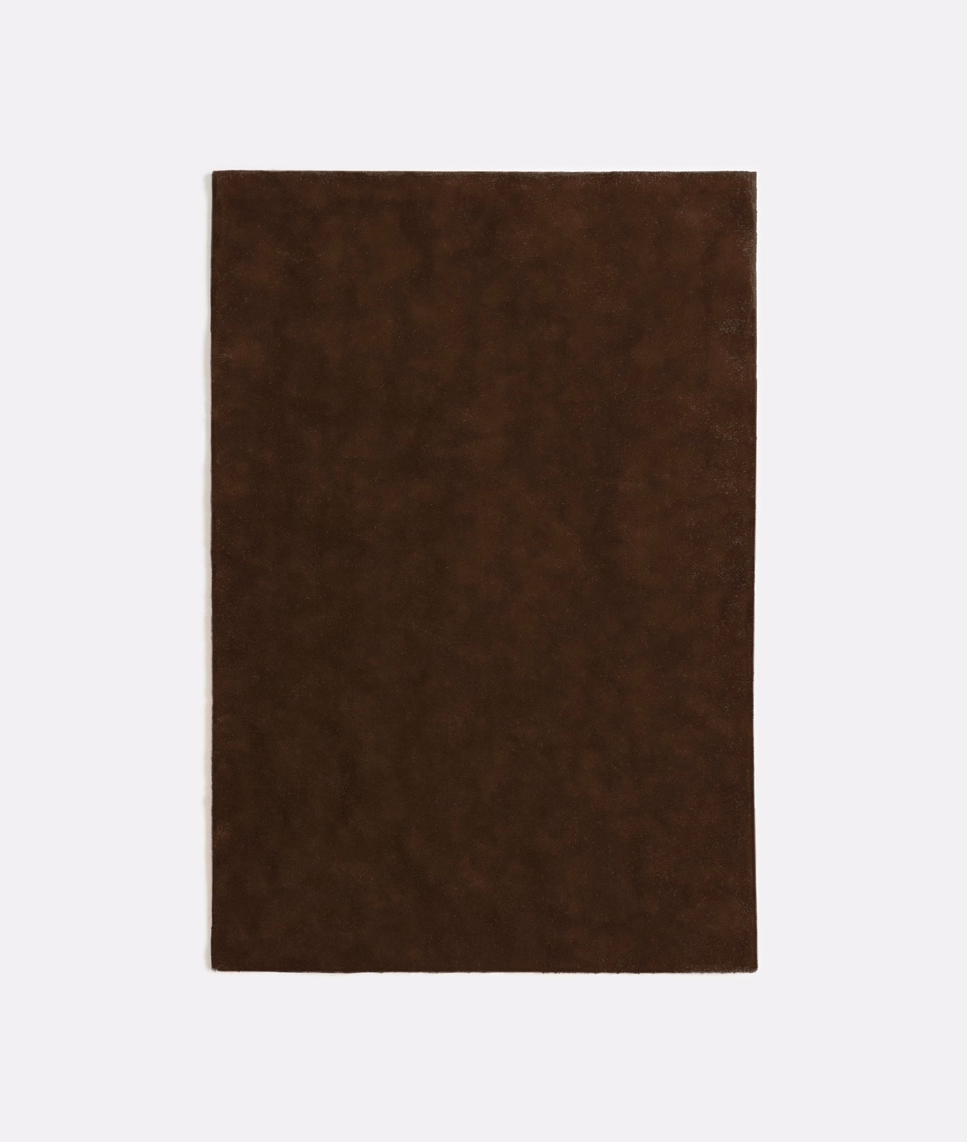 Deep ebony-brown velvet swatch with subtly mottled, light-catching nap