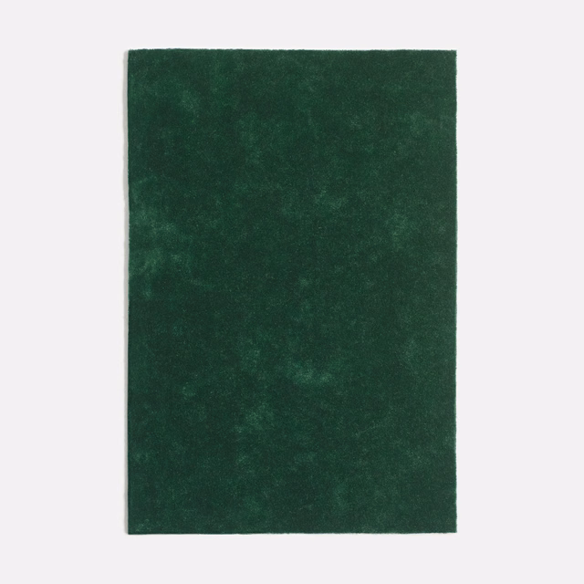 Deep forest-green velvet swatch with softly mottled nap and shifting dark highlights