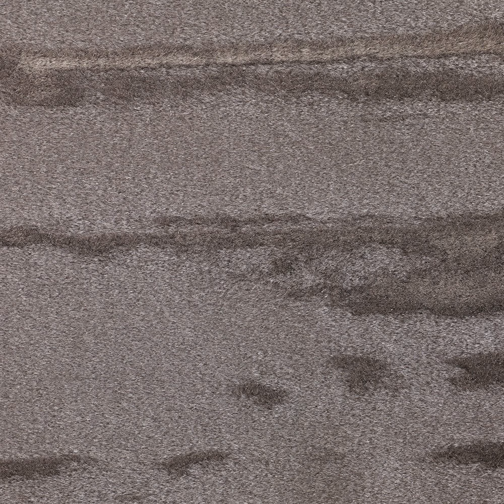 Mottled warm taupe velvet with blurred horizontal bands and softly shifting pile sheen