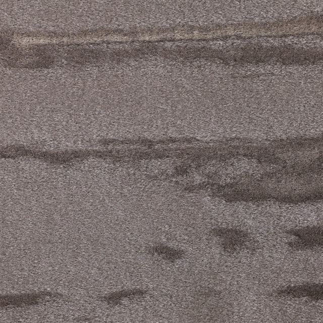 Mottled warm taupe velvet with blurred horizontal bands and softly shifting pile sheen